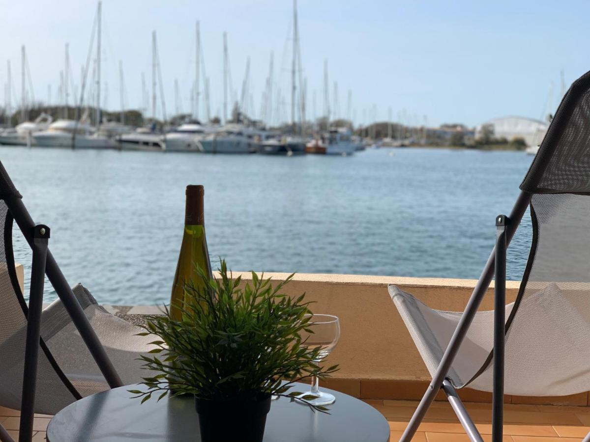 Studio - Les Pieds Dans L'Eau Agreable En Toutes Saisons 4 Couchages - Climatisation - Parking Prive - Piscine Sur Mer - Vue Magnifique Et Rare - Situation Optimum - Les Argonautes - Ile Des Pecheurs - Cap D'アグド エクステリア 写真