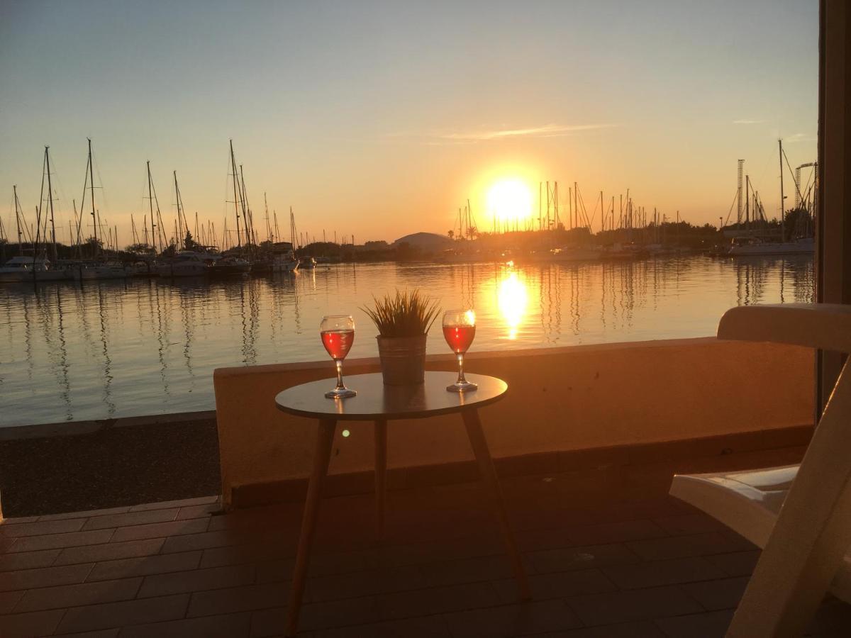 Studio - Les Pieds Dans L'Eau Agreable En Toutes Saisons 4 Couchages - Climatisation - Parking Prive - Piscine Sur Mer - Vue Magnifique Et Rare - Situation Optimum - Les Argonautes - Ile Des Pecheurs - Cap D'アグド エクステリア 写真