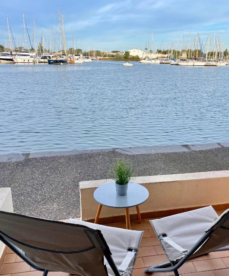 Studio - Les Pieds Dans L'Eau Agreable En Toutes Saisons 4 Couchages - Climatisation - Parking Prive - Piscine Sur Mer - Vue Magnifique Et Rare - Situation Optimum - Les Argonautes - Ile Des Pecheurs - Cap D'アグド エクステリア 写真