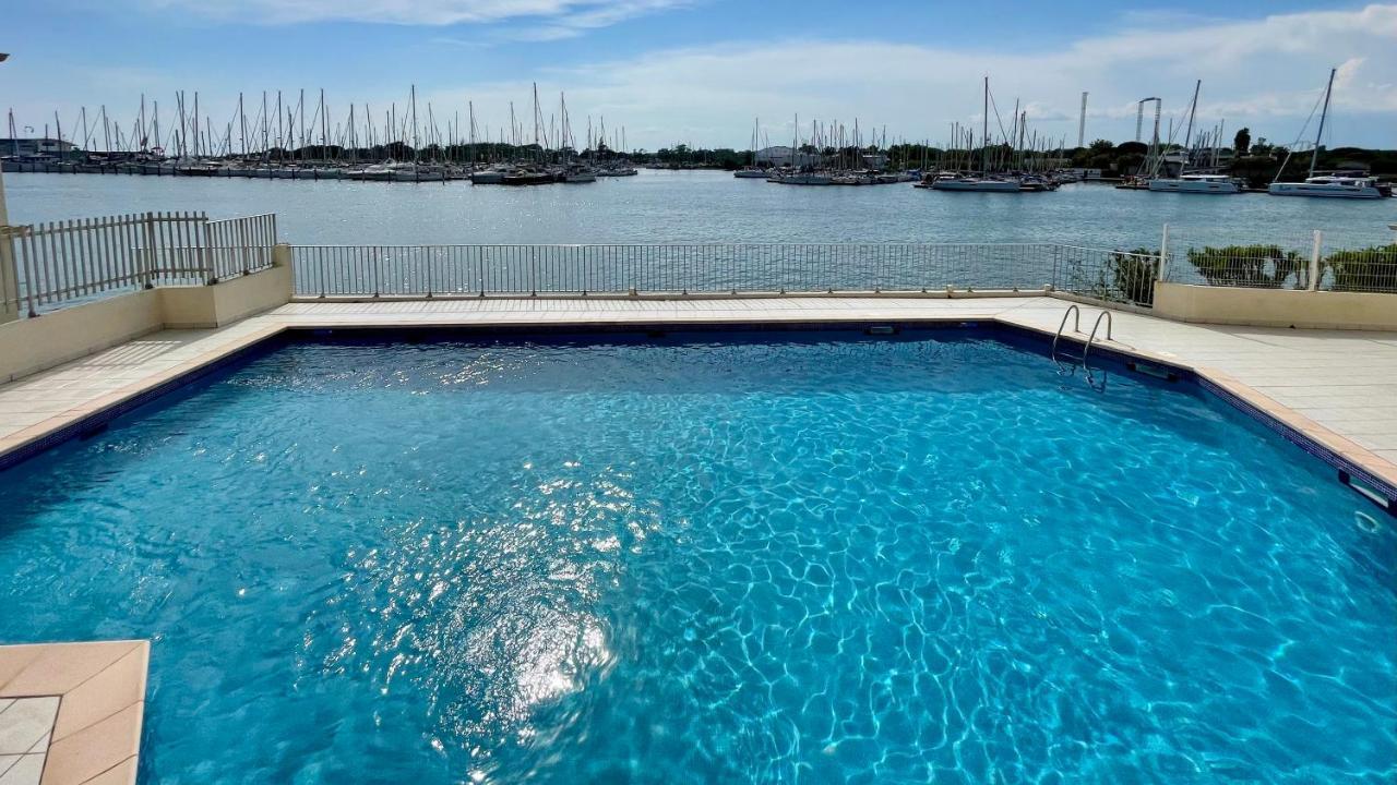 Studio - Les Pieds Dans L'Eau Agreable En Toutes Saisons 4 Couchages - Climatisation - Parking Prive - Piscine Sur Mer - Vue Magnifique Et Rare - Situation Optimum - Les Argonautes - Ile Des Pecheurs - Cap D'アグド エクステリア 写真